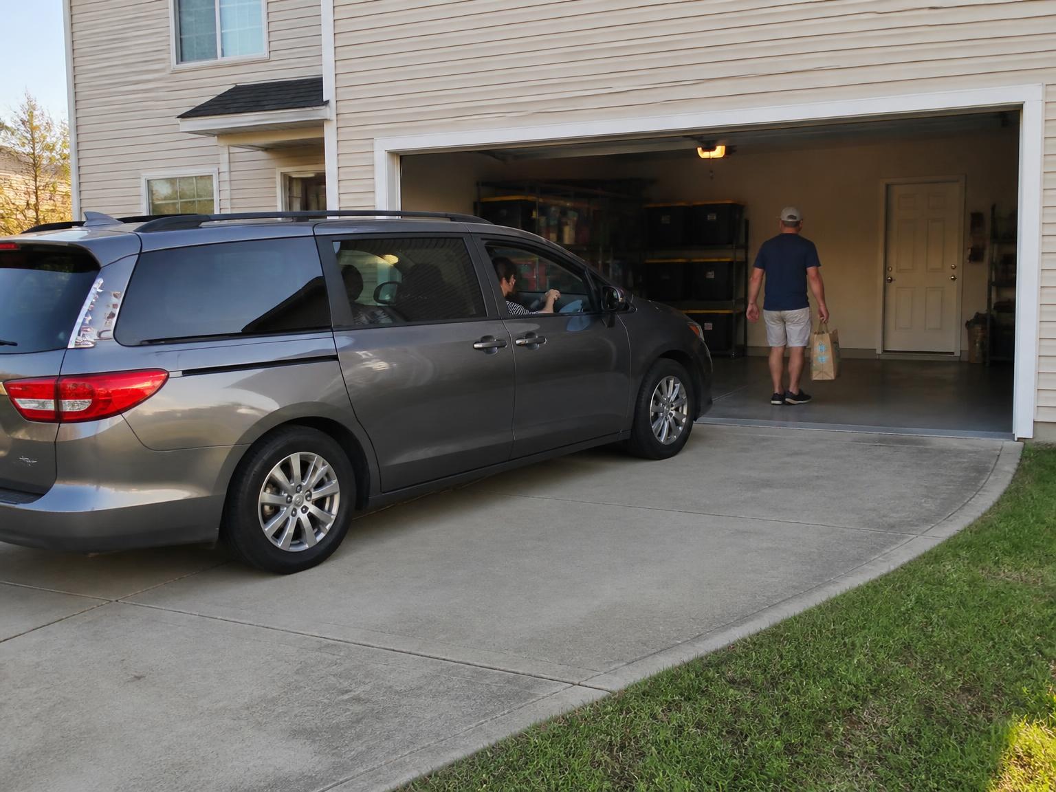 Both cars, inside, tonight. — garage cleanout and organization in Raleigh, NC